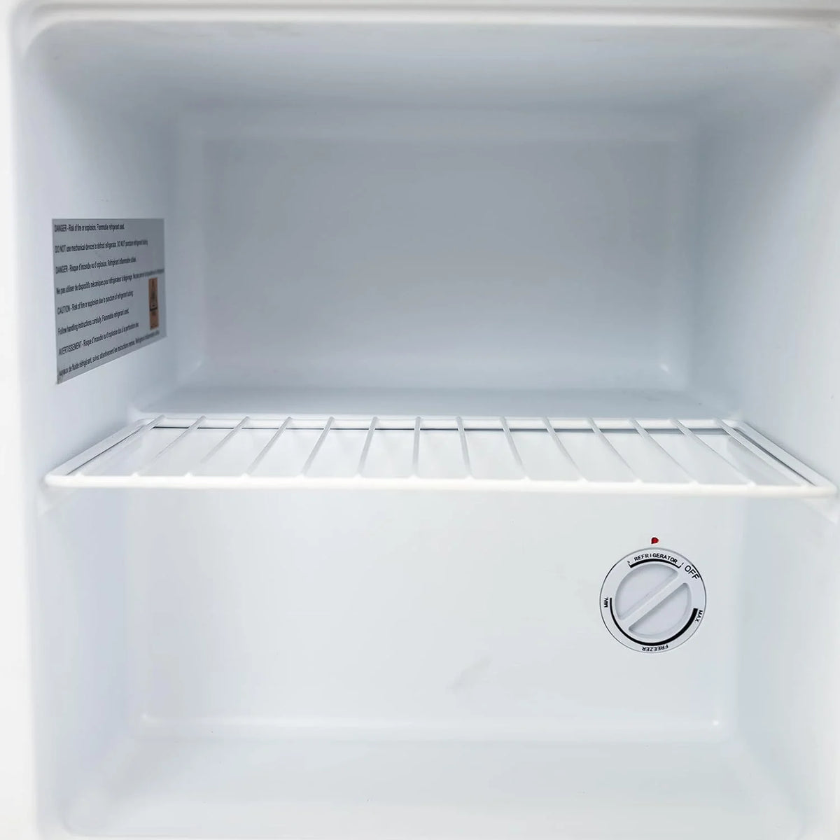 1.4 Cu. Ft Black Convertible Refrigerator Freezer B12287