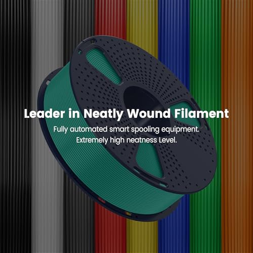 PLA 3D Printer Filament 1.75mm 1kg Spool Black U84852
