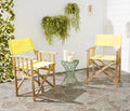 Set of 2 Natural Yellow Outdoor Chair G26881