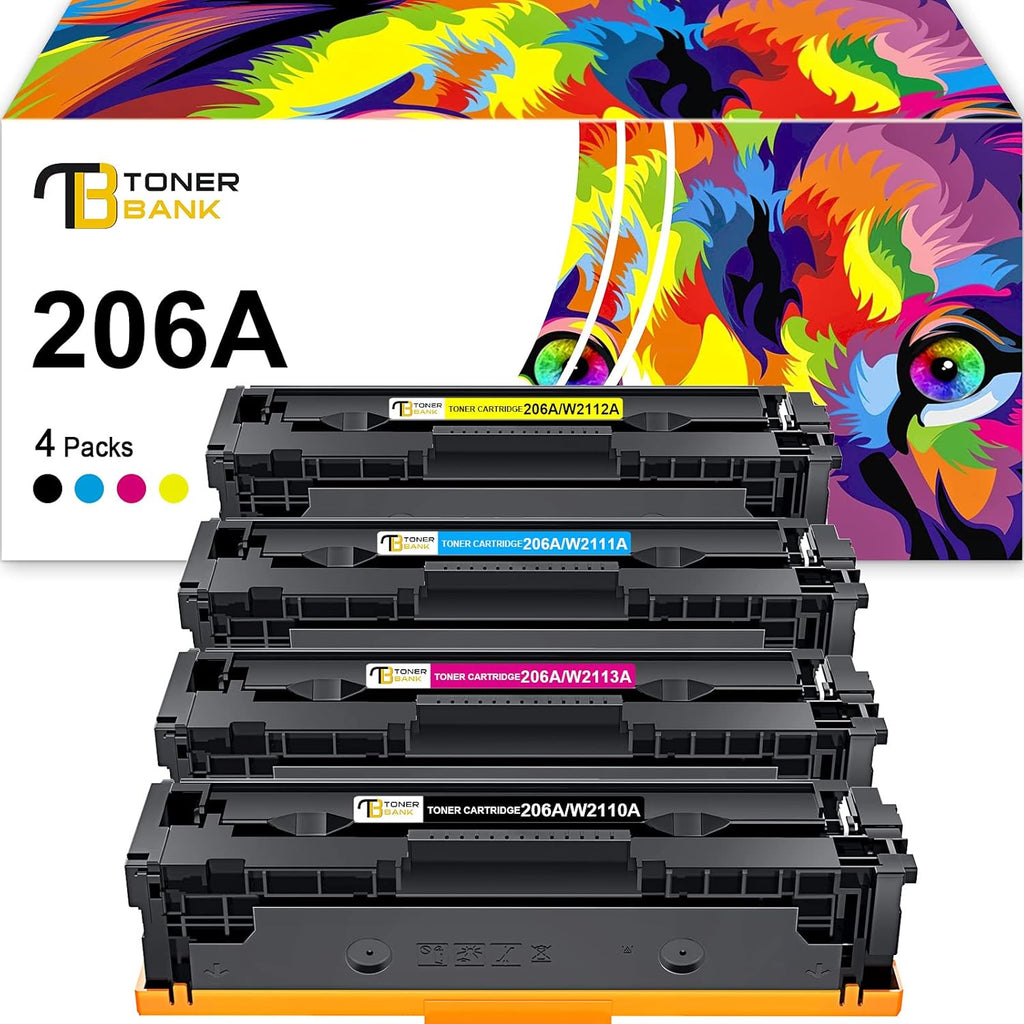 4-Pack Black Cyan Yellow Magenta Toner Cartridge X433523