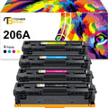4-Pack Black Cyan Yellow Magenta Toner Cartridge X433523