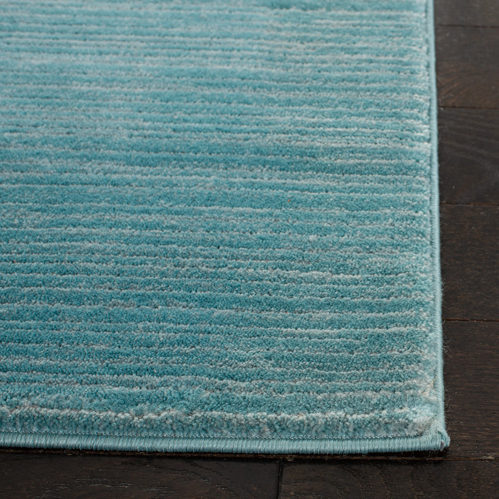 Aqua Overdyed Solid Area Rug D294