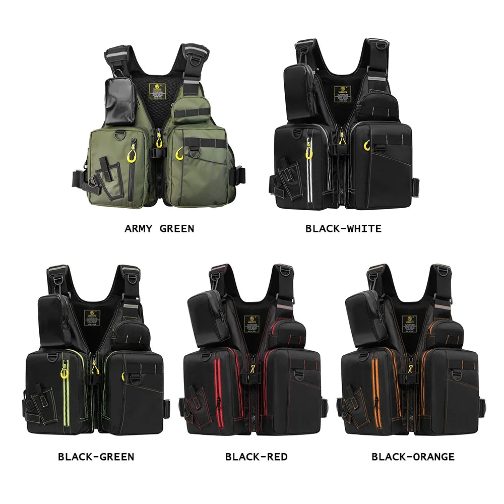 Fishing Floatation Vest with Multiple Pockets P918