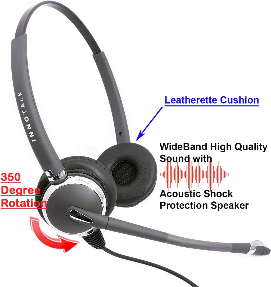 Binaural Headset with Noise Cancelling Mic D7877