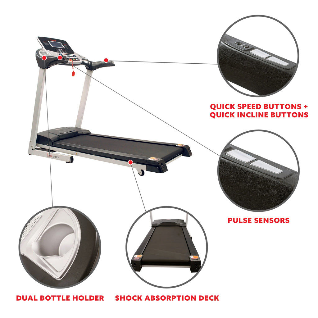 Motorized Incline Treadmill T986