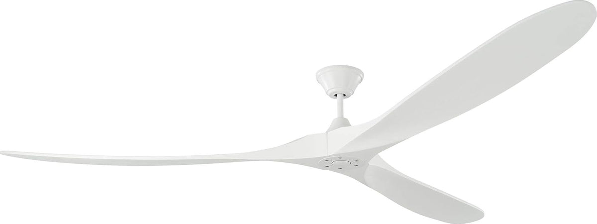 Matte Black 52 Outdoor Ceiling Fan with Remote Control U476