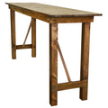 Pine Wood Farm Bar Height Folding Table R193