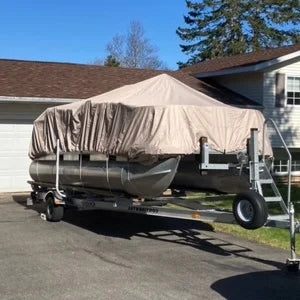 Pontoon Boat Cover 600D Marine Grade Waterproof L25829