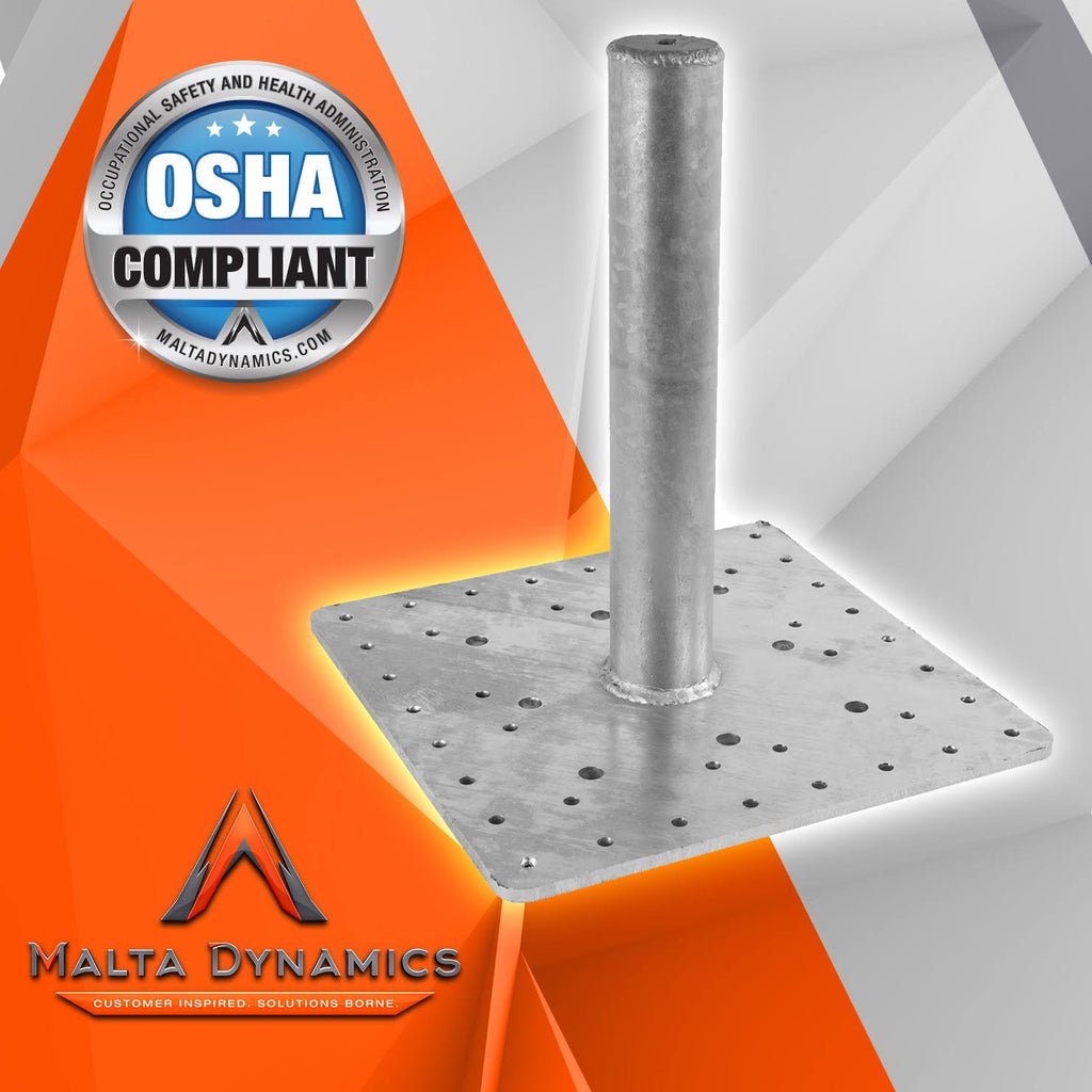 Roof Anchor 18x22 Threaded Top C478