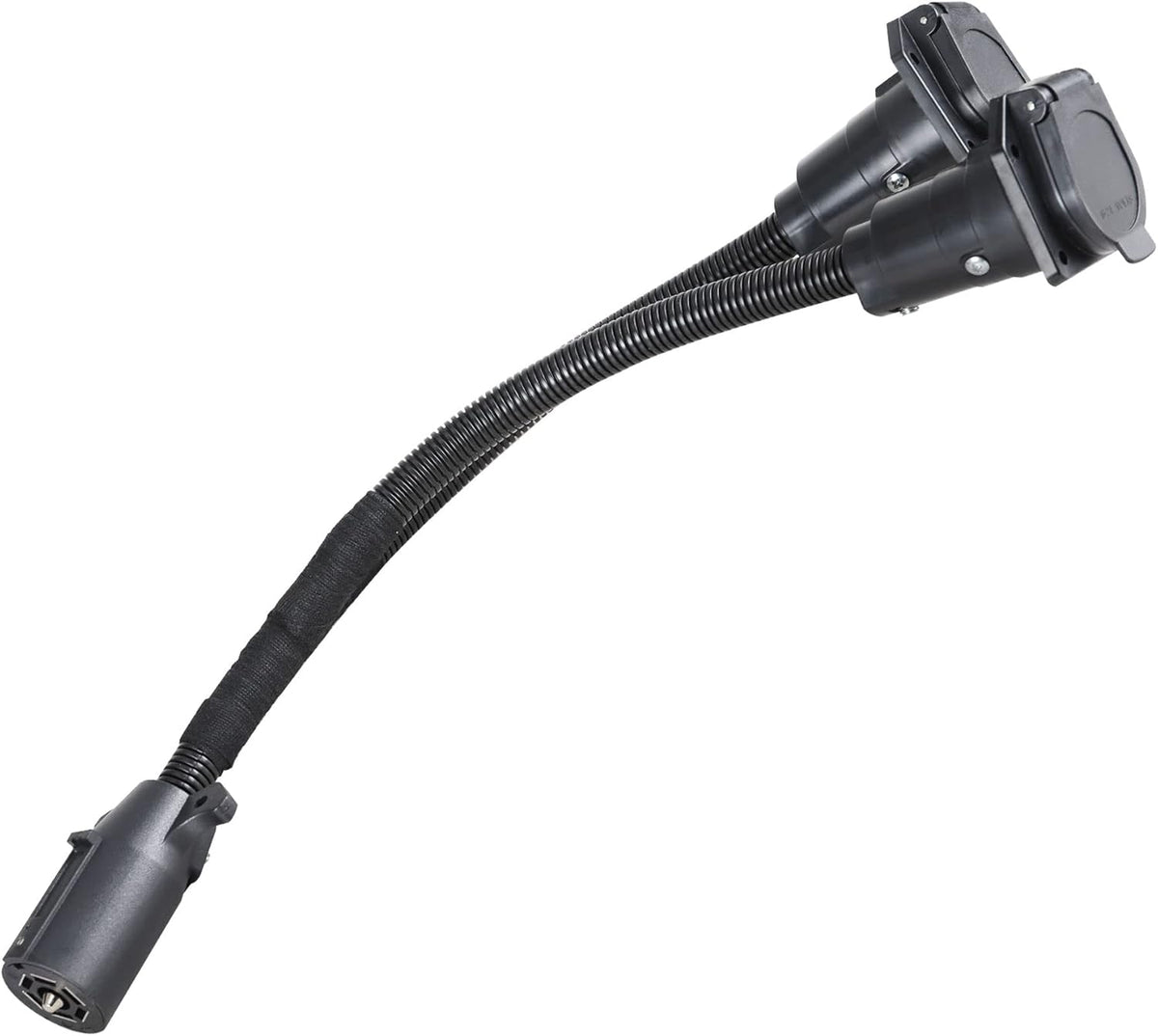 7 Way Y Splitter Trailer Adapter, 20.5 Inches, Pack of 2 F4187