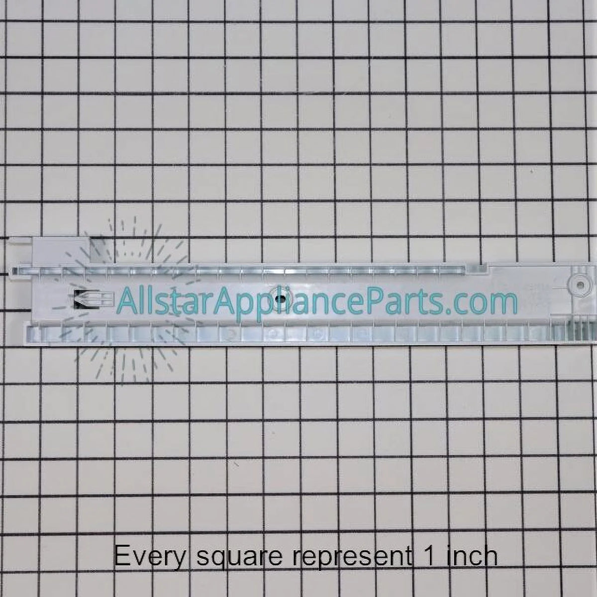 Refrigerator Drawer Slide Rail Left D8487