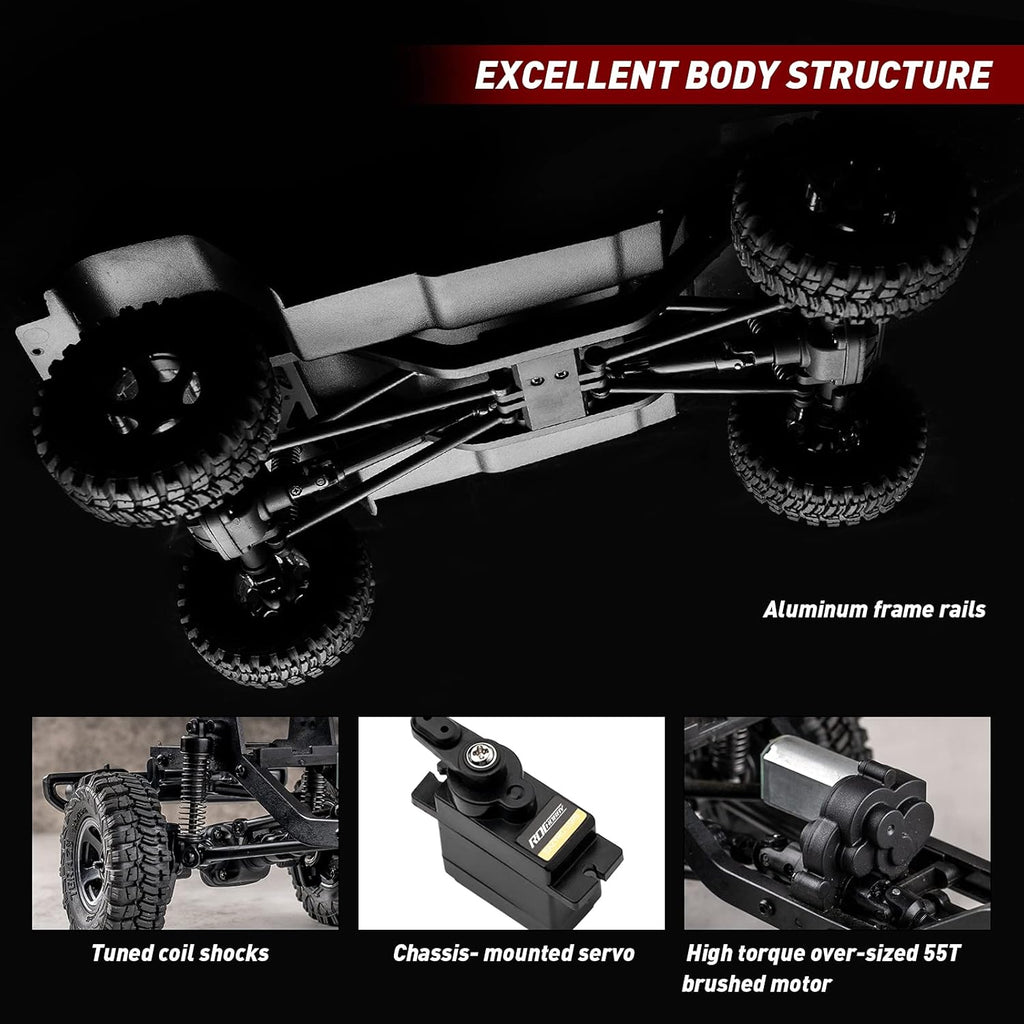 1/18 Scale RC Crawler Off Road Truck with Battery Charger V401