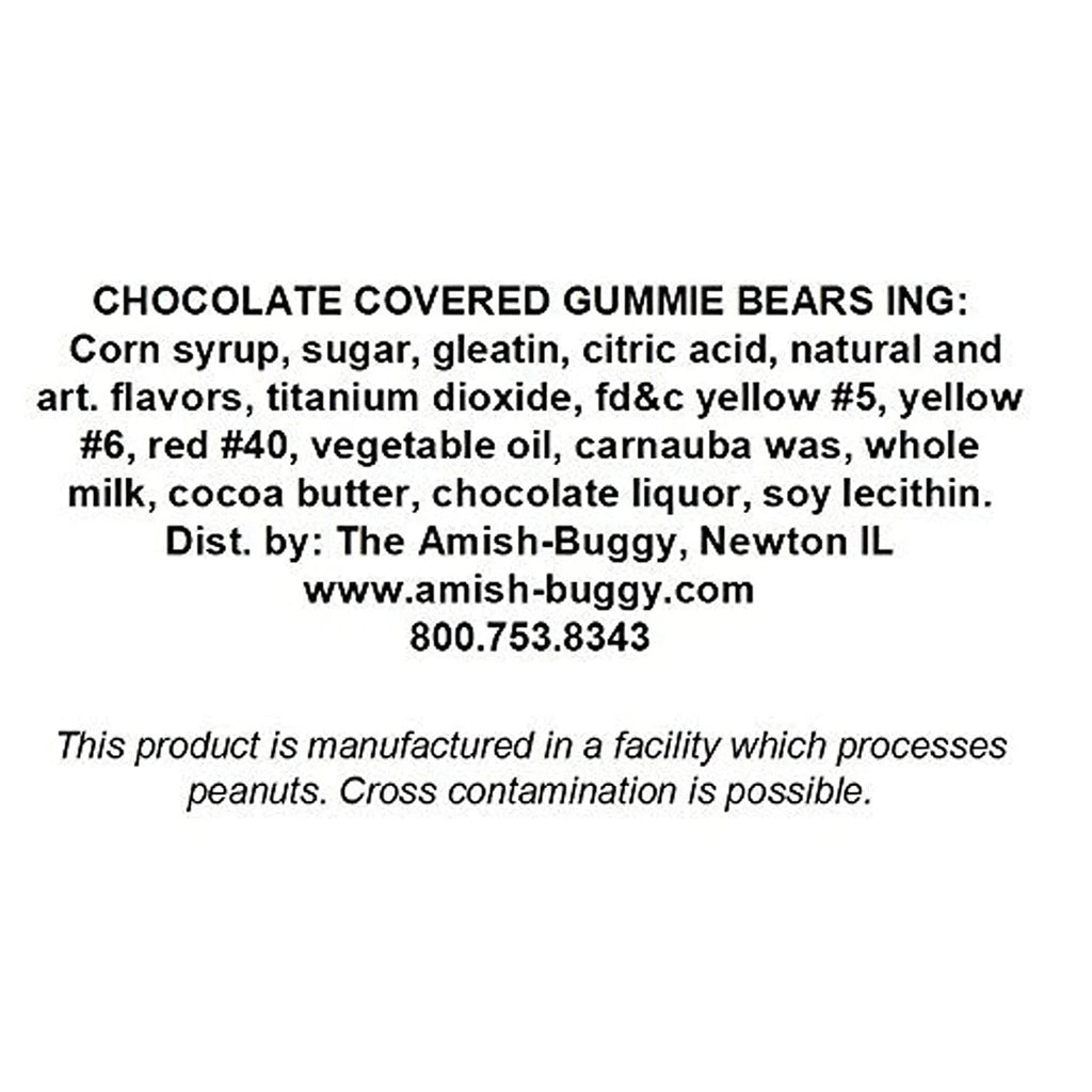 Milk Chocolate Covered Gummi Bears 2.5 Pound Z85577