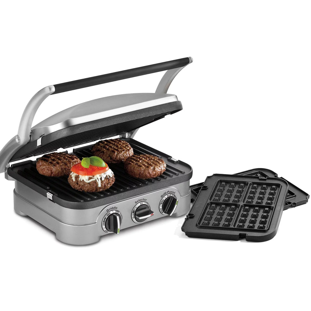 5-in-1 Griddler with Waffle Plates M46769
