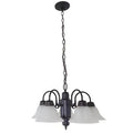 Oil Rubbed Bronze 5-Light Chandelier D536