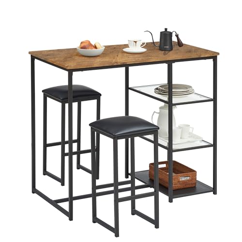 Matte Black Kitchen Dining Table and Chairs Set for 4 O47814