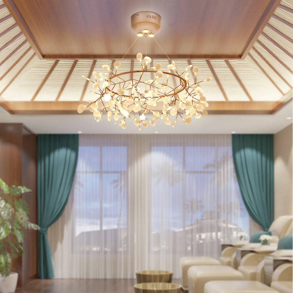 135 Heads Acrylic LED Chandelier Pendant Light E825