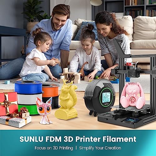 PLA 3D Printer Filament 1.75mm 1kg Spool Black U84852