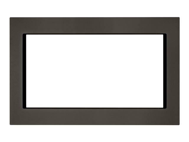 27x22 Black Stainless Steel Trim Kit for Countertop Microwave P973610