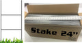 Wire Stake 10 x 24 Inch x 9 Gauge Galvanized Double H-Frame Sign Holder V209
