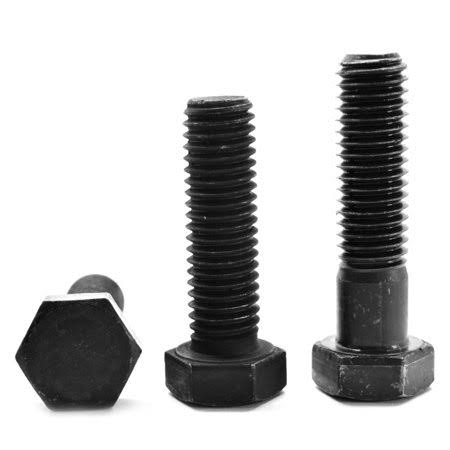 1 inch-14 x 2 1/4 inch UNS Thread Grade 5 Hex Cap Screw Medium Carbon Steel Black Oxide Pk 10 O442802