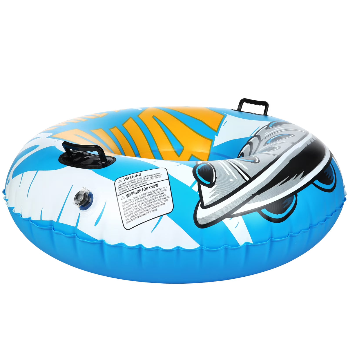 Snow Tube Inflatable PVC 47 Inch Snow Sled U79623