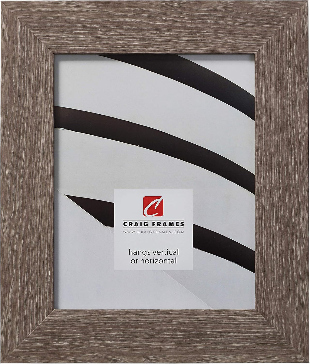 Faux Barnwood Picture Frame, Brown Oak, 16 x 24 Inch T87356