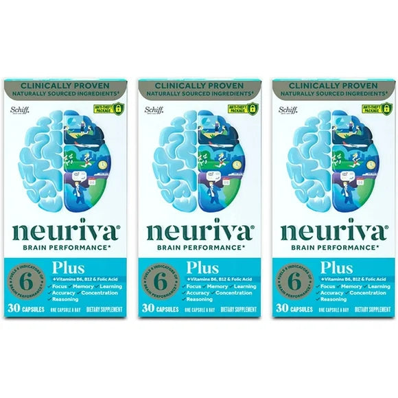 Brain Health Supplement 30 Count 3 Pack M457