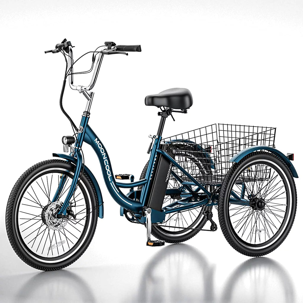 350W 36V 24 Inches 7 Speeds 3 Wheels Electric Tricycle P7654