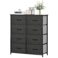 Light Gray 8 Drawer Storage Dresser R9517