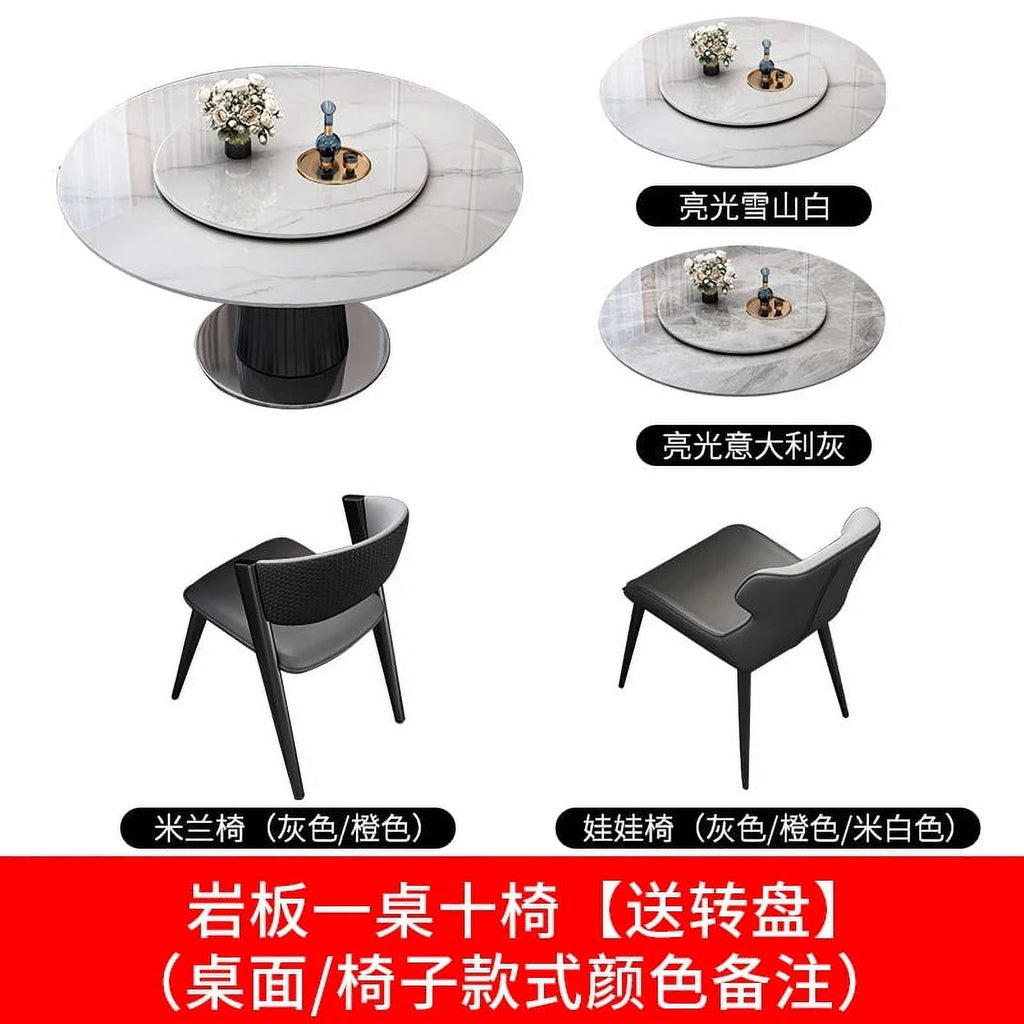 Round Marble Dining Table Y461641