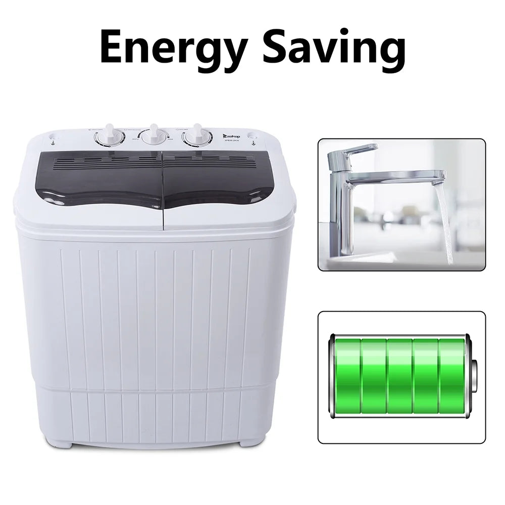 14.3 lbs Twin Tub Washer and Dryer E39302