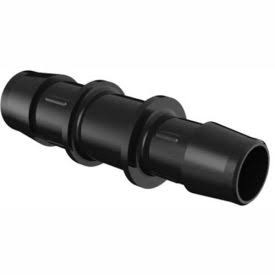 3/4x22 to 5/8x22 Barbed Reduction Coupler, Glass Filled Black Nylon H174