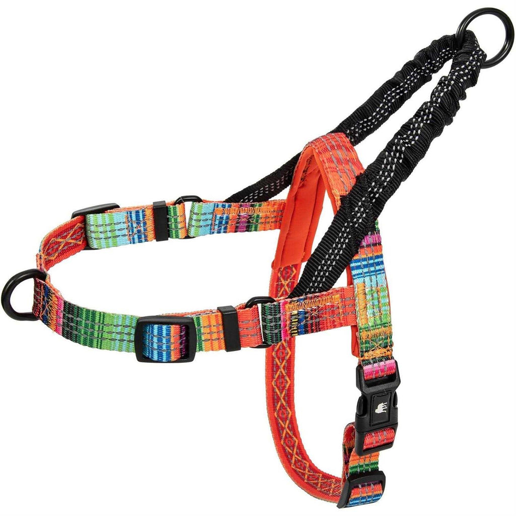 Reflective No Pull Dog Harness with Bungee Handle I56362
