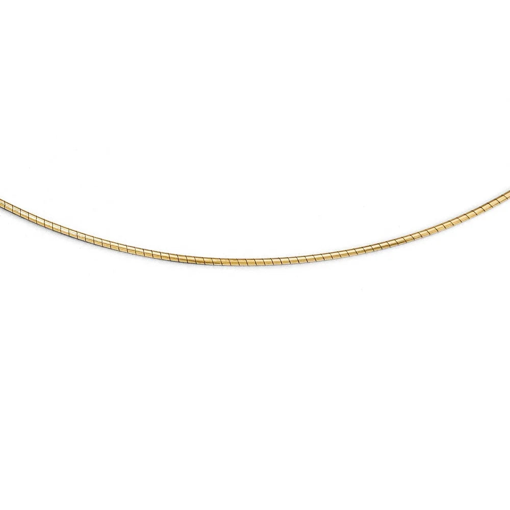 14kt Yellow Gold Omega Necklace H33318