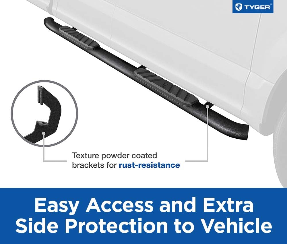 Textured Black Side Step Nerf Bars G333264