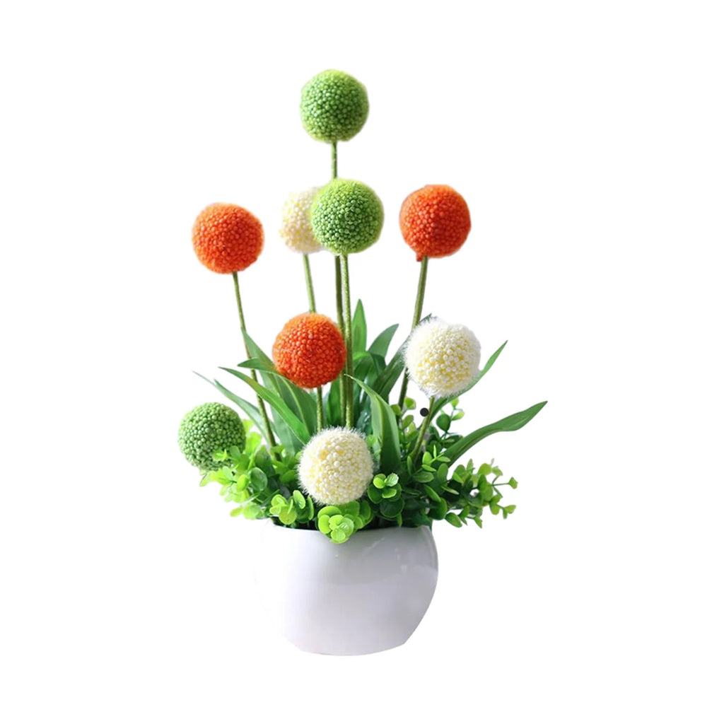 Colorful Artificial Flower Potted Plant O412