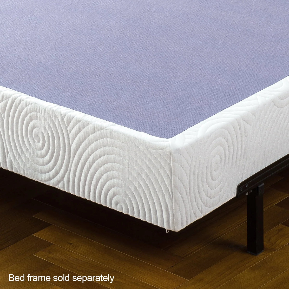 7.5 Metal Box Spring with Wood Slats, Twin M854