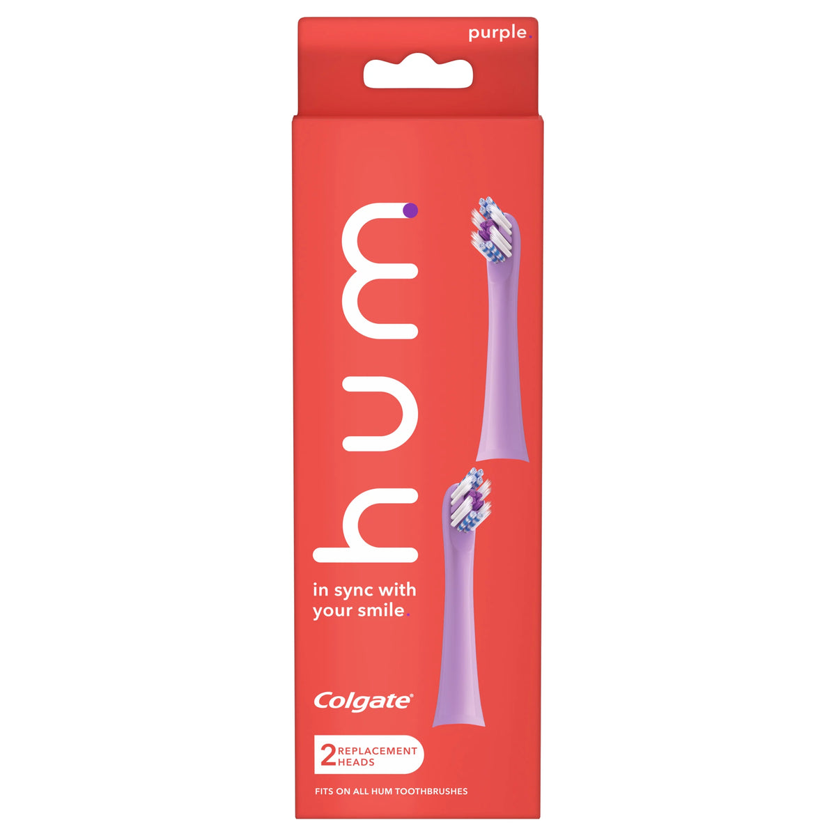 Purple Replacement Toothbrush Heads, 2 Pack H889033