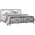 Metal King Bed Black D624279