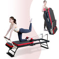 Foldable Pilates Reformer with Resistance Springs and Cords S675394