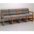Charcoal Grey Four Seat Sofa N5756