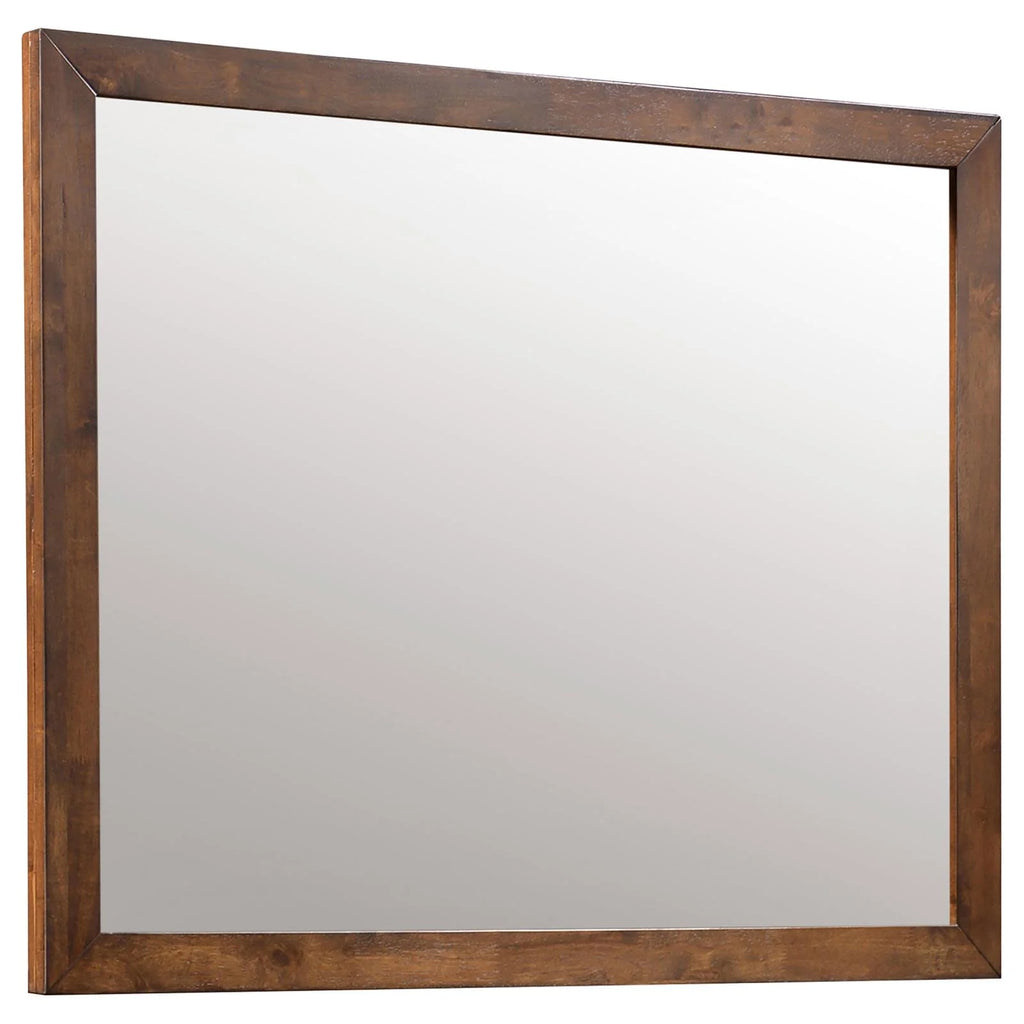 Rectangular Dresser Mirror Dark Brown T309