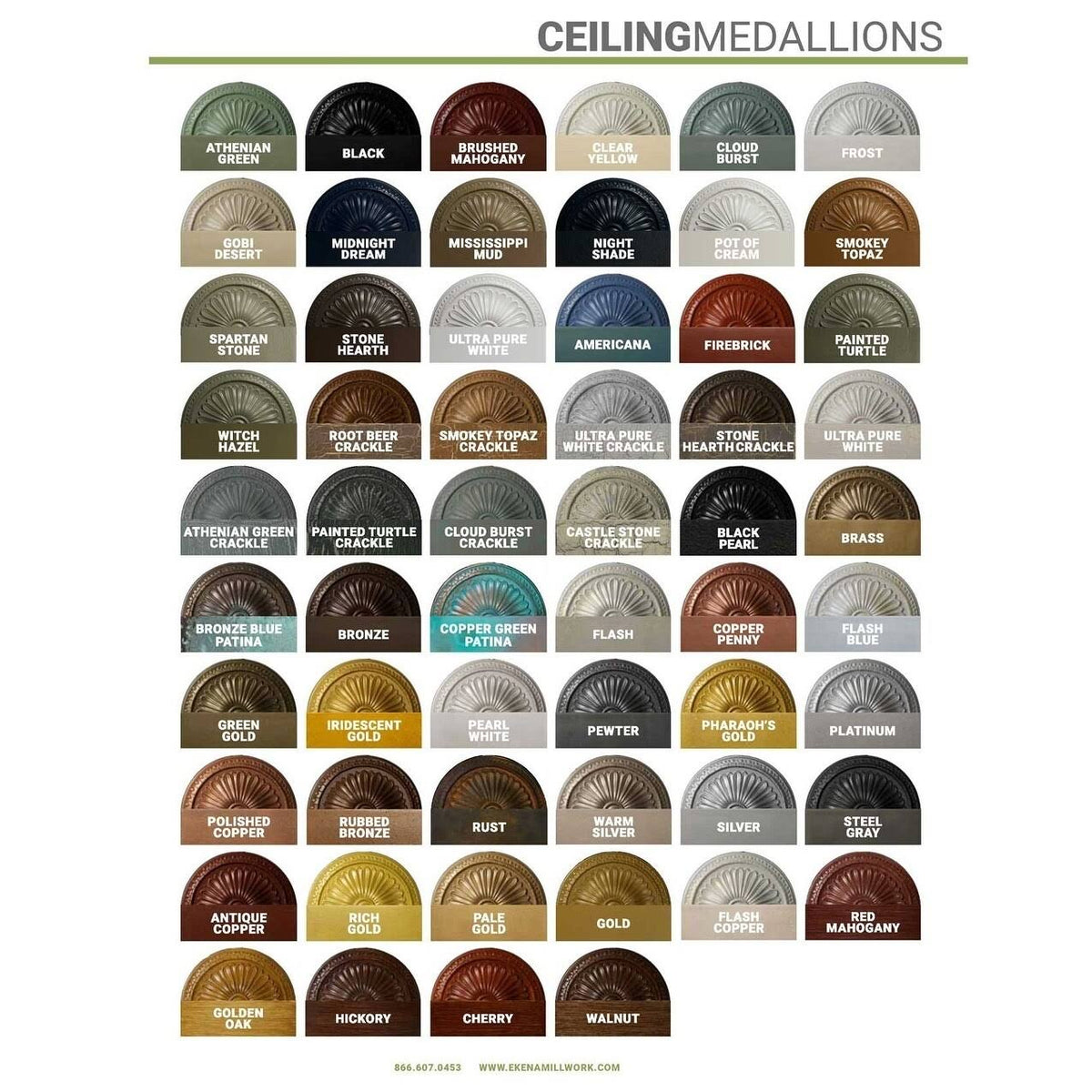 Vincent Ceiling Medallion (pale Gold) X847736