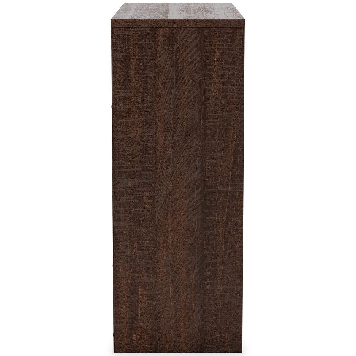 Small Bookcase with 1 Adjustable Shelf, Dark Brown U656