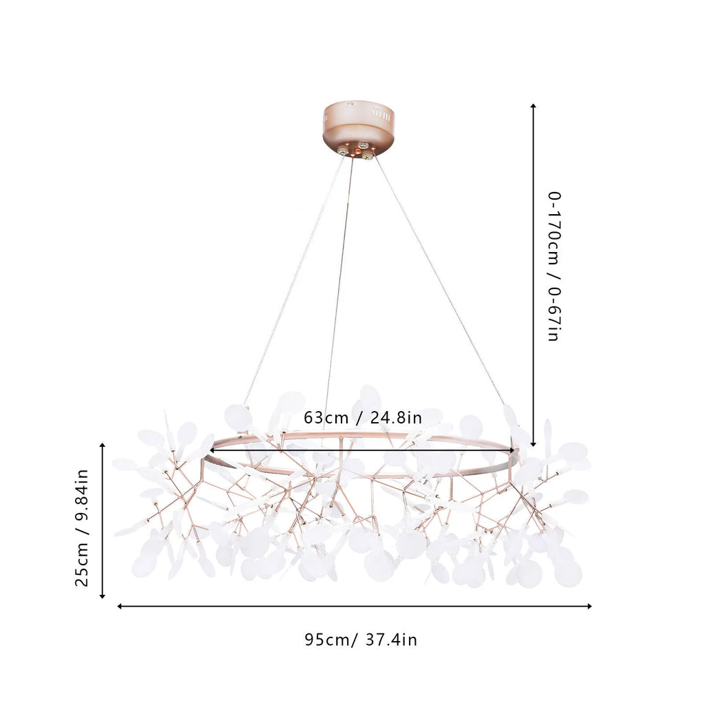 135 Heads Acrylic LED Chandelier Pendant Light E825