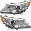 Headlight Assembly Chrome Housing for 2012-2014 Camry H5907