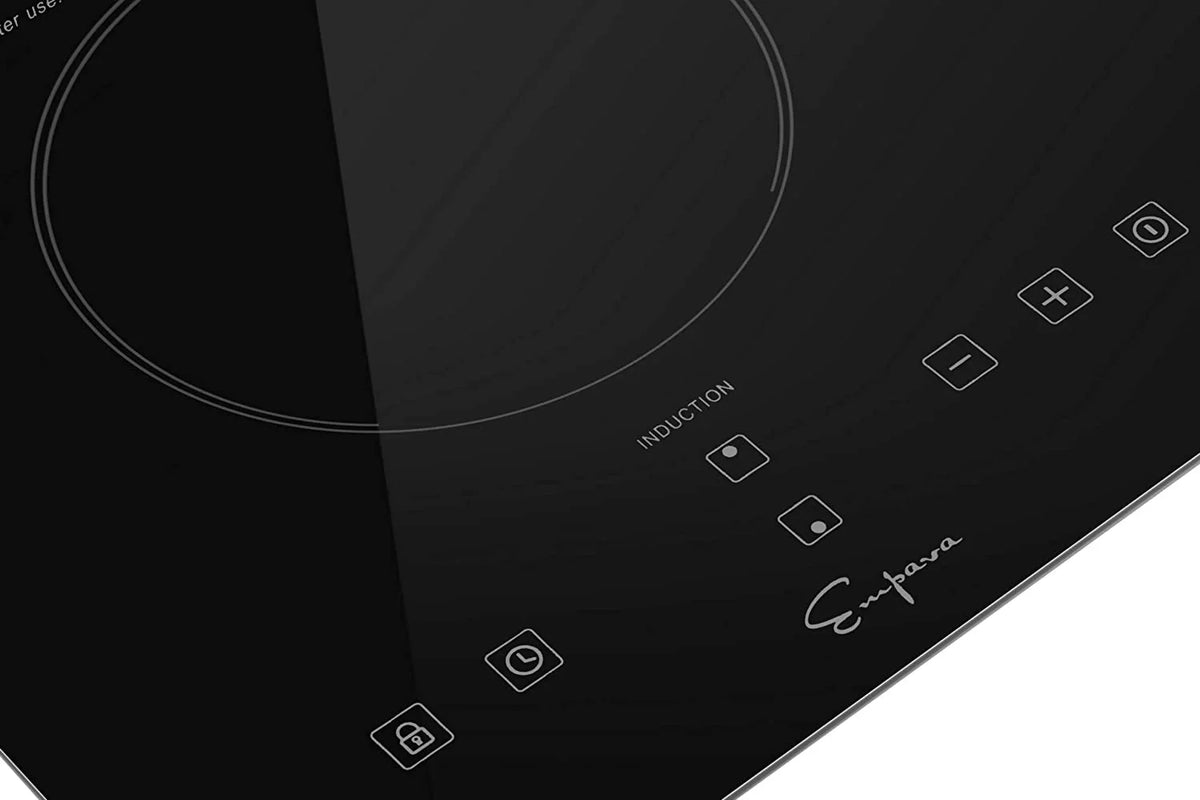 Electric Induction Cooktop with 2 Burners Black 12 Inch K9325