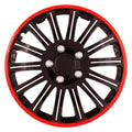 16 in. Black Chrome Red Wheel Cover R385501