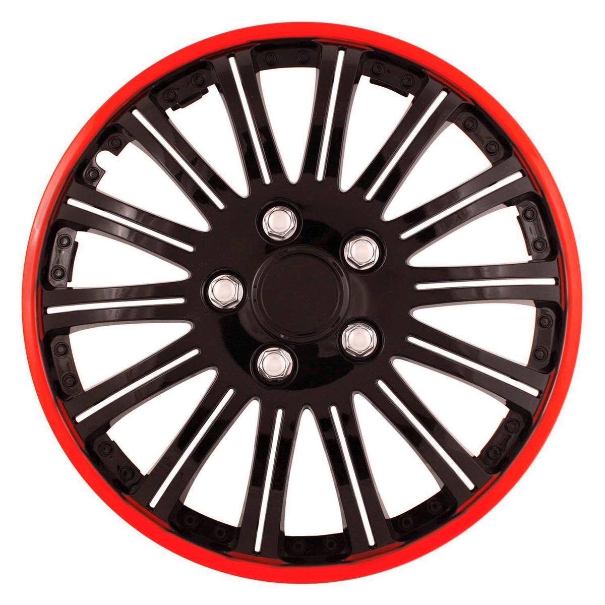 16 in. Black Chrome Red Wheel Cover R385501